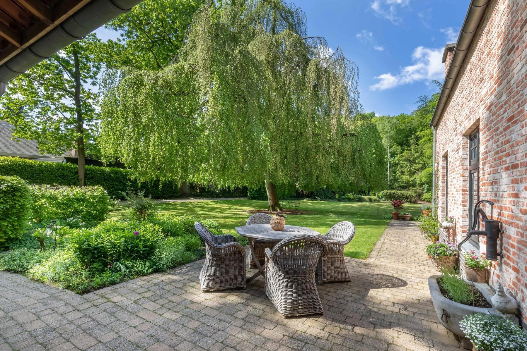 Karaktervolle rieten kap woning met aanbouw op 4.334 m² (ZW) — foto 31