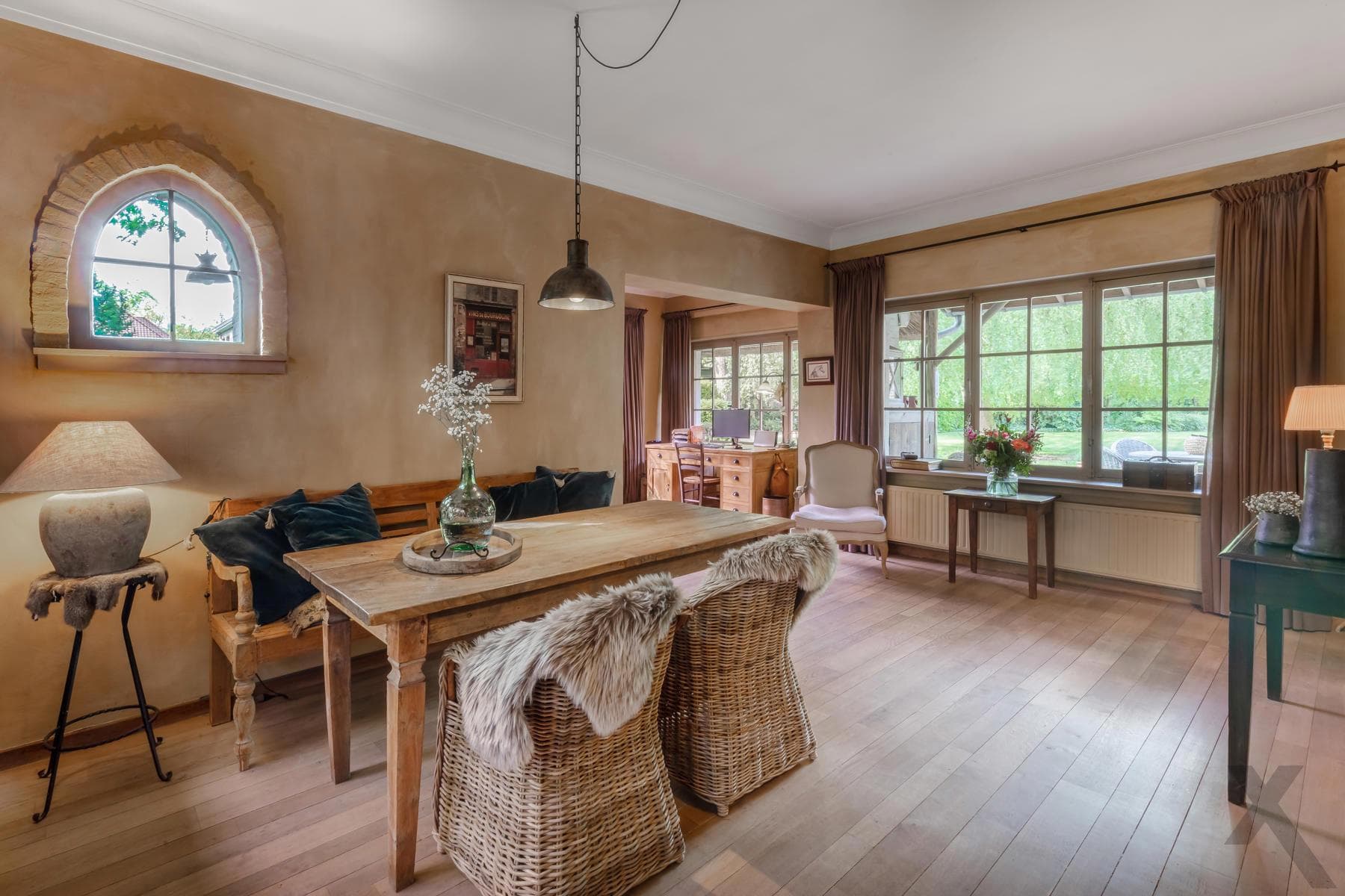 Karaktervolle rieten kap woning met aanbouw op 4.334 m² (ZW) — foto 5