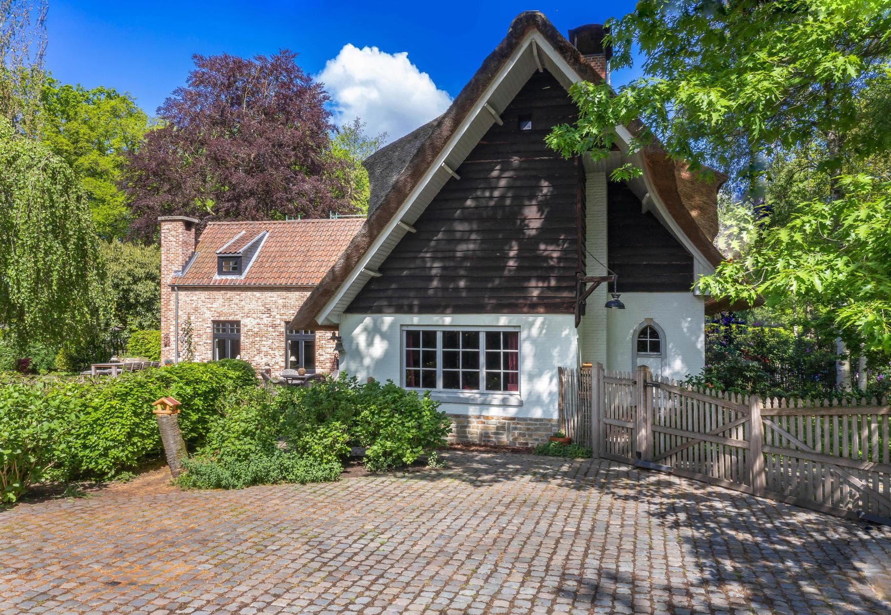 Karaktervolle rieten kap woning met aanbouw op 4.334 m² (ZW) — foto 41