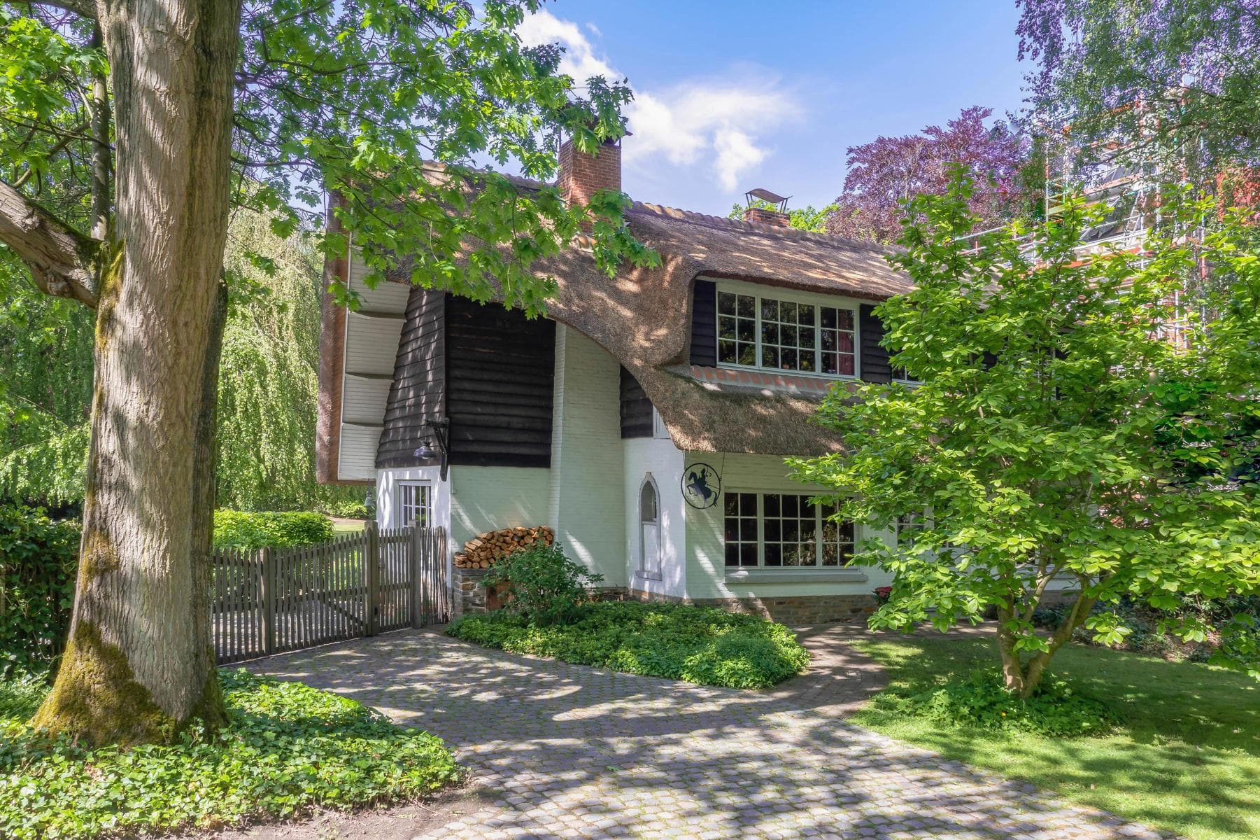 Karaktervolle rieten kap woning met aanbouw op 4.334 m² (ZW) — foto 42