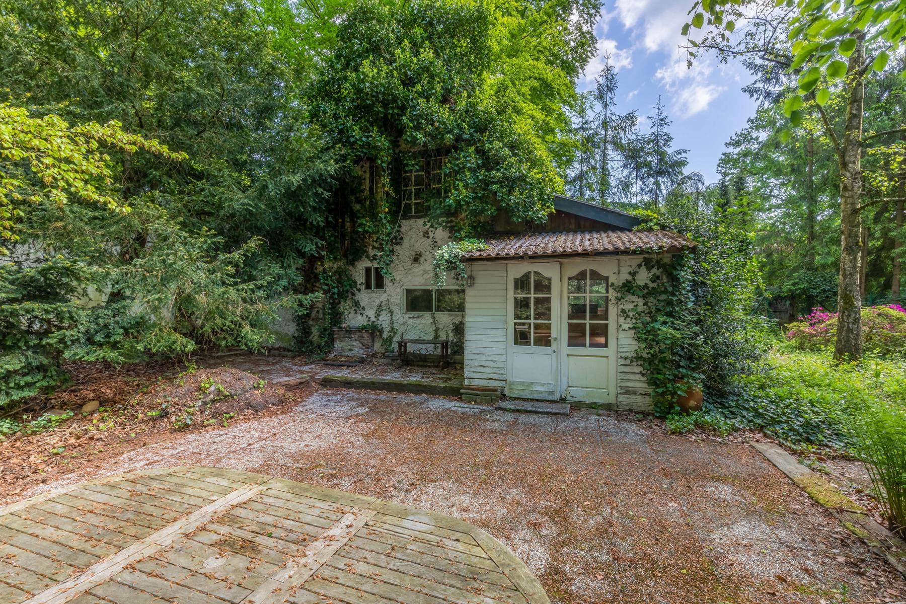 Karaktervolle rieten kap woning met aanbouw op 4.334 m² (ZW) — foto 44