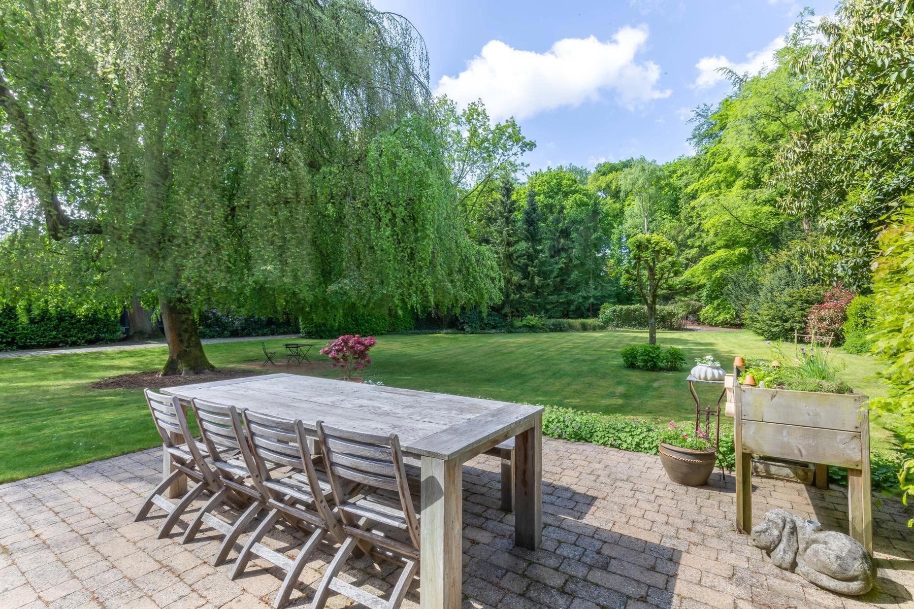 Karaktervolle rieten kap woning met aanbouw op 4.334 m² (ZW) — foto 30